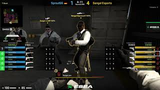 SANGAL VS SPROUT | MAP 3 | VERTIGO | ESEA MDL SEASON 36 EUROPE
