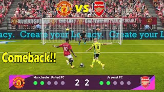 'Comeback' !! Man United VS Arsenal - Penalty Shoot