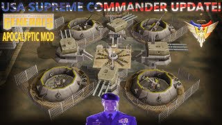 SUPREME COMMANDER GENERAL UPDATE!  (APOCALYPTIC MOD) Command and Conquer Generals Zero Hour 2024