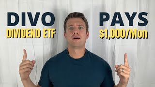 How Big Of A Pay Check Does DIVO Pay || Dividend ETF
