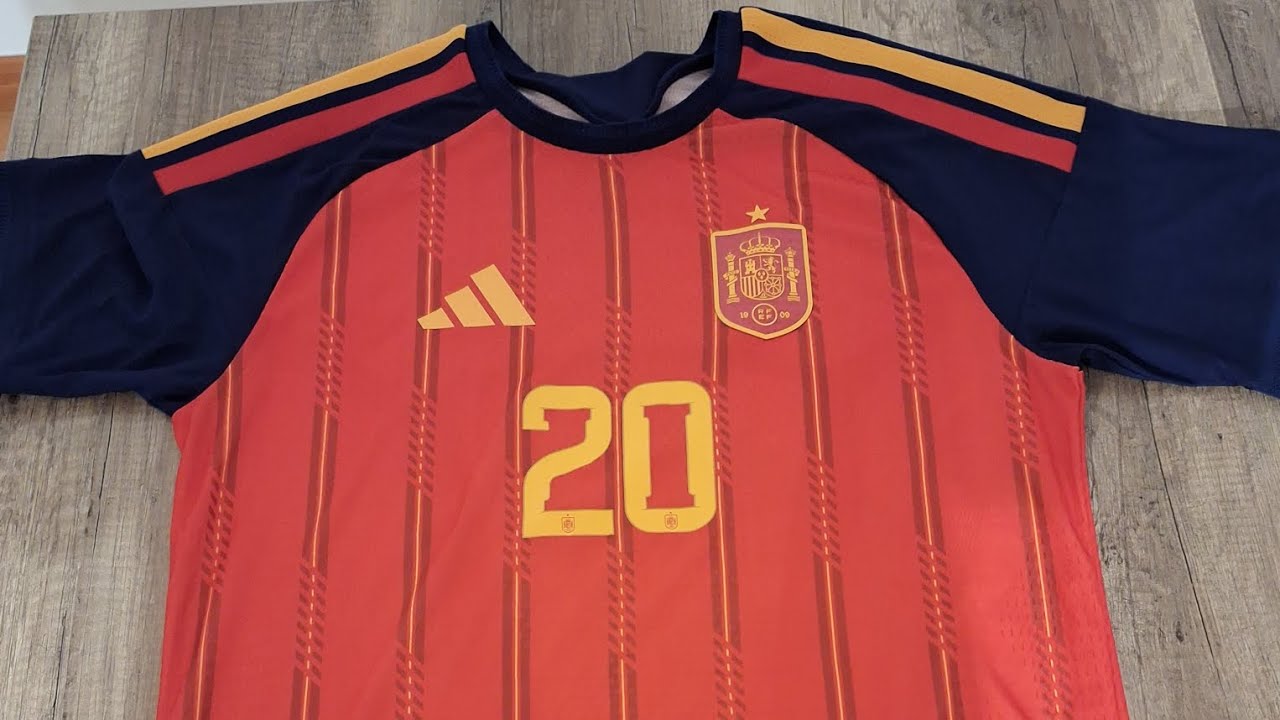 MineJerseys - Spain Home Match Jersey Player Version World Cup 2026 - Unboxing Review