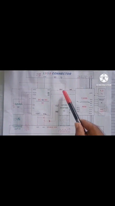 Led Tv Scaler Board Voltage || Led Tv Scaler Board Diagram