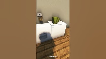 Working sink design in #minecraft #minecraftbuilding #minecrafttutorial