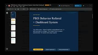 Setting Up Your PBIS Behavior Referral Dashboard System