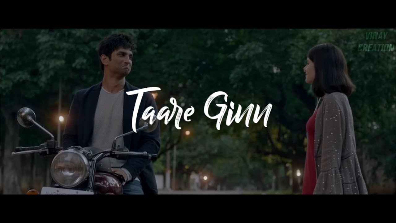 Taare ginn whatsapp status | Lyrical | A R Rahman | Dil bechara | Vinay Creation