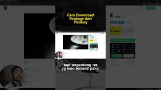Cara Download Footage Gratis dari Pixabay 😛#shorts #pixabay #download