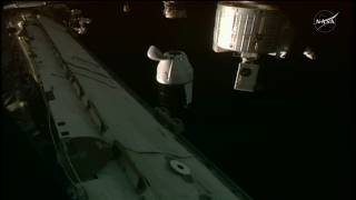 SpaceX Dragon CRS-35 Cargo Spacecraft docked to the The Space Station