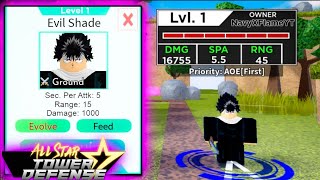 NEW HIEI SHOWCASE IN ALL STAR TOWER DEFENSE(Roblox)