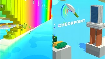 Flying Cut Vs Slice it All! Gameplay Android Walkhthrough & Relaxing sounds ASMR