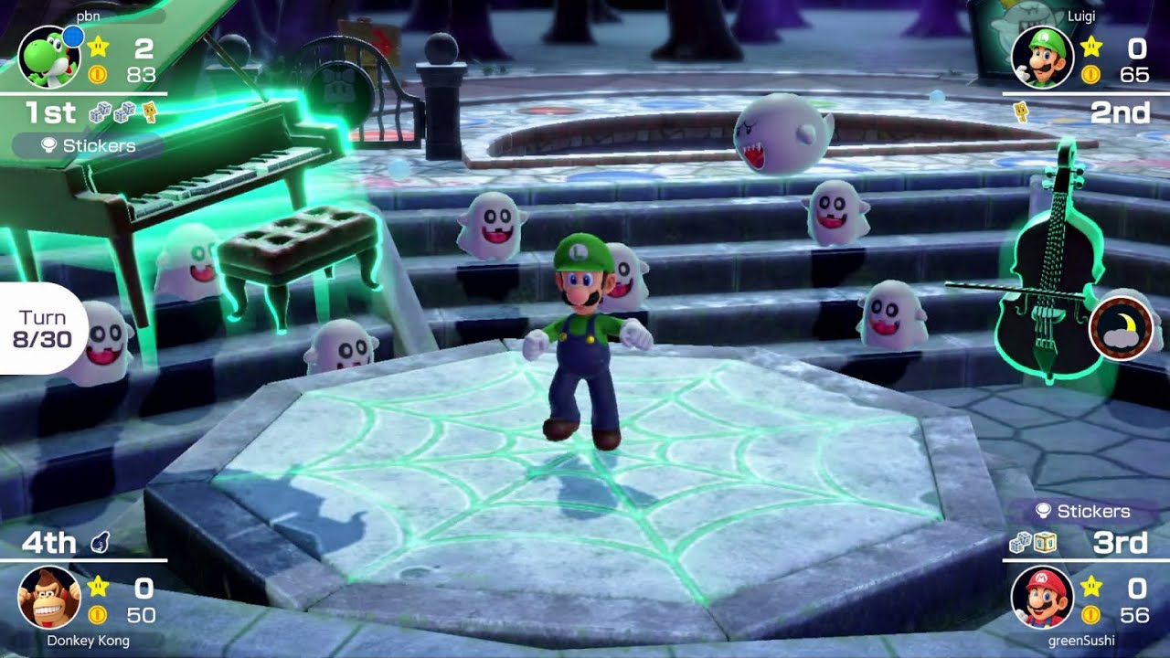 Mario Party Superstars - Horror Land (30 Turns, Master CPU)