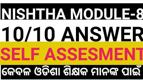 Nishtha MODULE 8//SELF ASSESMENT 100% ANSWER