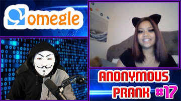 Omegle Hacking - Anonymous mask prank  - #17