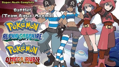 Pokémon Omega Ruby & Alpha Sapphire - Vs Team Aqua/Magma (Highest Quality)