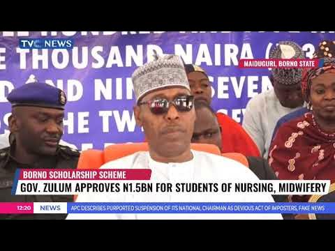 Gov. Zulum Approves #1.5BN Scholarship for 1000 Students of Nursing, Midwifery