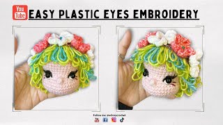 Eye Embroidery Pattern for Crochet Doll Embroidery Instruction for Amigurumi  Eyes Crochet Doll Pattern Embroidery Eyes Tutorial PDF DIGITAL 