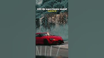 Insane 2jz a90 supra sound!  #2jz #drift #1000hp #supra