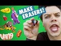 Sculpt your own Erasers from Clay