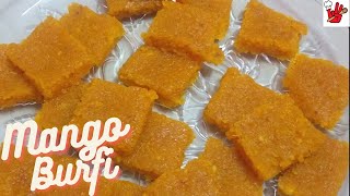 Coconut Mango Burfi |आंबा नारळाची वडी | आम की बर्फी |आंबा खोबऱ्याची वडी |Nariyal Mango Burfi