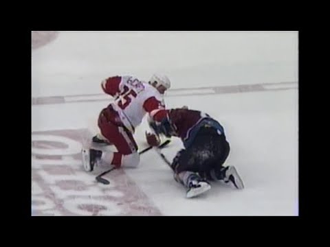 96/97 RS: Col @ Det Highlights - 3/26/97 (ESPN2)