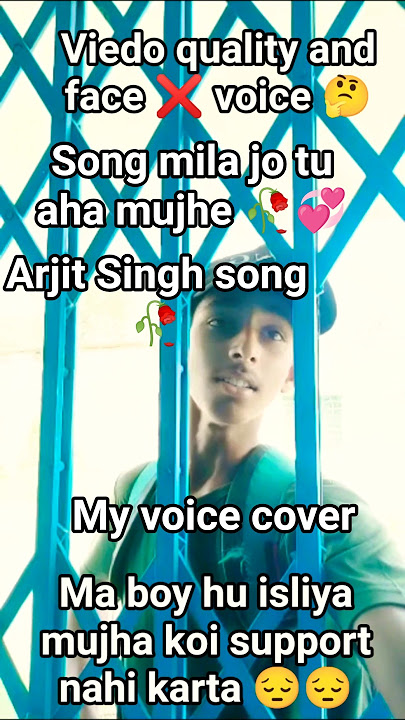 #song mila jo tu aha mujhe🥀💞#arjit sing song 🥀😔