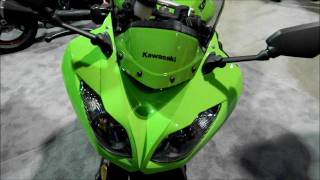 2011 Kawasaki Ninja Zx6r Green Vs Blue Walk Around Nikon S70 Hd  Test