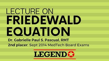 Friedewald Equation | Legend Review Center