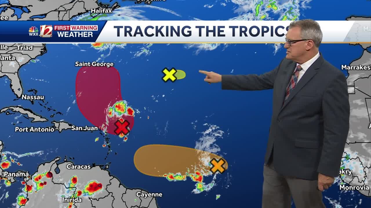 Unsettled west through the weekend, still watching the tropics - YouTube