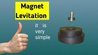 How to levitate magnet  #magnet #levitation #newdymiun