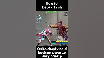 SF6 Tips - How to Delay Tech ( Loses to Shimmy / Jump )