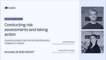 Conducting EUDR risk assessments and mitigation actions - Full length webinar [45min]