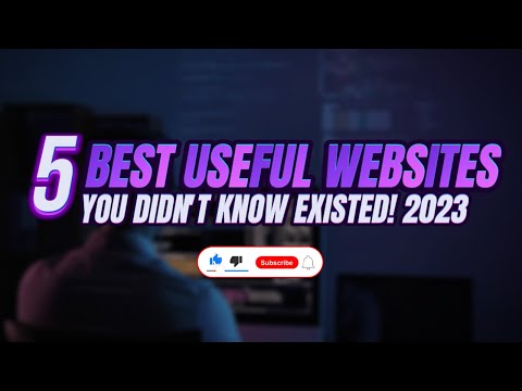 5 USEFUL WEBSITES YOU DIDN'T KNOW EXISTED! 2023