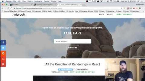 React 101 - Episode 6 - Conditional Rendering