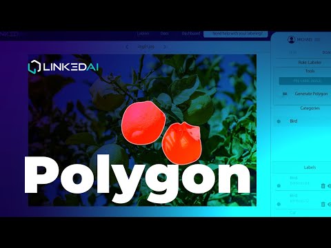 🟨 Polygon annotation using LinkedAI| 3️⃣ Data annotation software