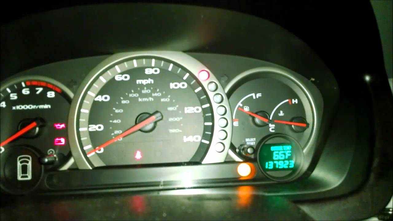How To Turn off the Maintenance Light on the Honda Pilot - YouTube