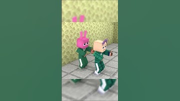 When Pro Steve v.s Zombie Plays Squid Game Dalgona Candy #shorts #minecraft #animation