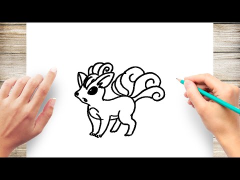 How to Draw Vulpix Step by Step for Beginner