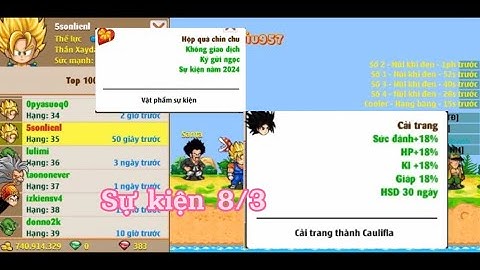 Ngọc Rồng Online - Một chút sự kiện 8/3