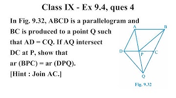 Ex.9.4 (Optional) (Q.4) Chapter:9 Areas Of Parallelograms And Triangles | Ncert Maths Class 9 | Cbse