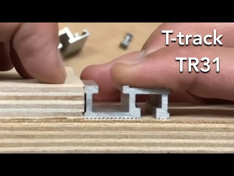 Какой алюминиевый профиль T-track с Т-пазами выбрать для фрезерного стола и столярных приспособлений