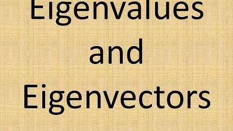 eigen vectors (part 2)