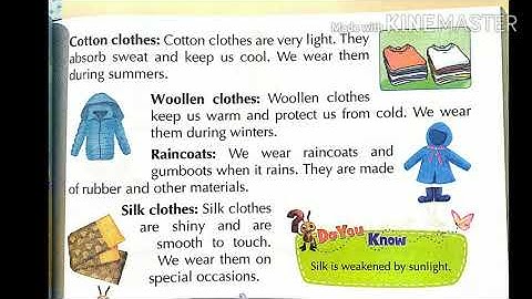 Class 2 EVS Chapter 6 Clothes We Wear