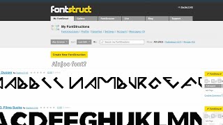 How To Make An Ainjoo Font On FontStruct