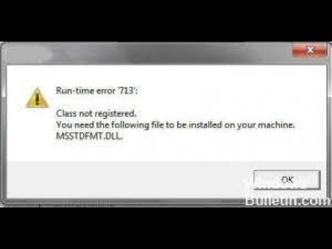 Cách sửa lỗi Msstdfmt.dll Not Found
