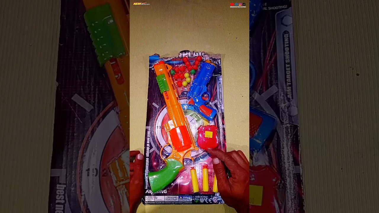 Nerf fake GUN || UNBOXING EN ESPAÑOL