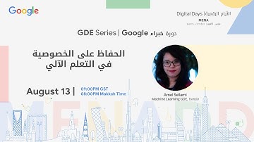 Privacy preserving machine learning in arabic (Amel Sellami)