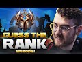 Can League of Legends Pros GUESS YOUR RANKS?! ft. Fudge, Blaber, Perkz, Zven, Vulcan