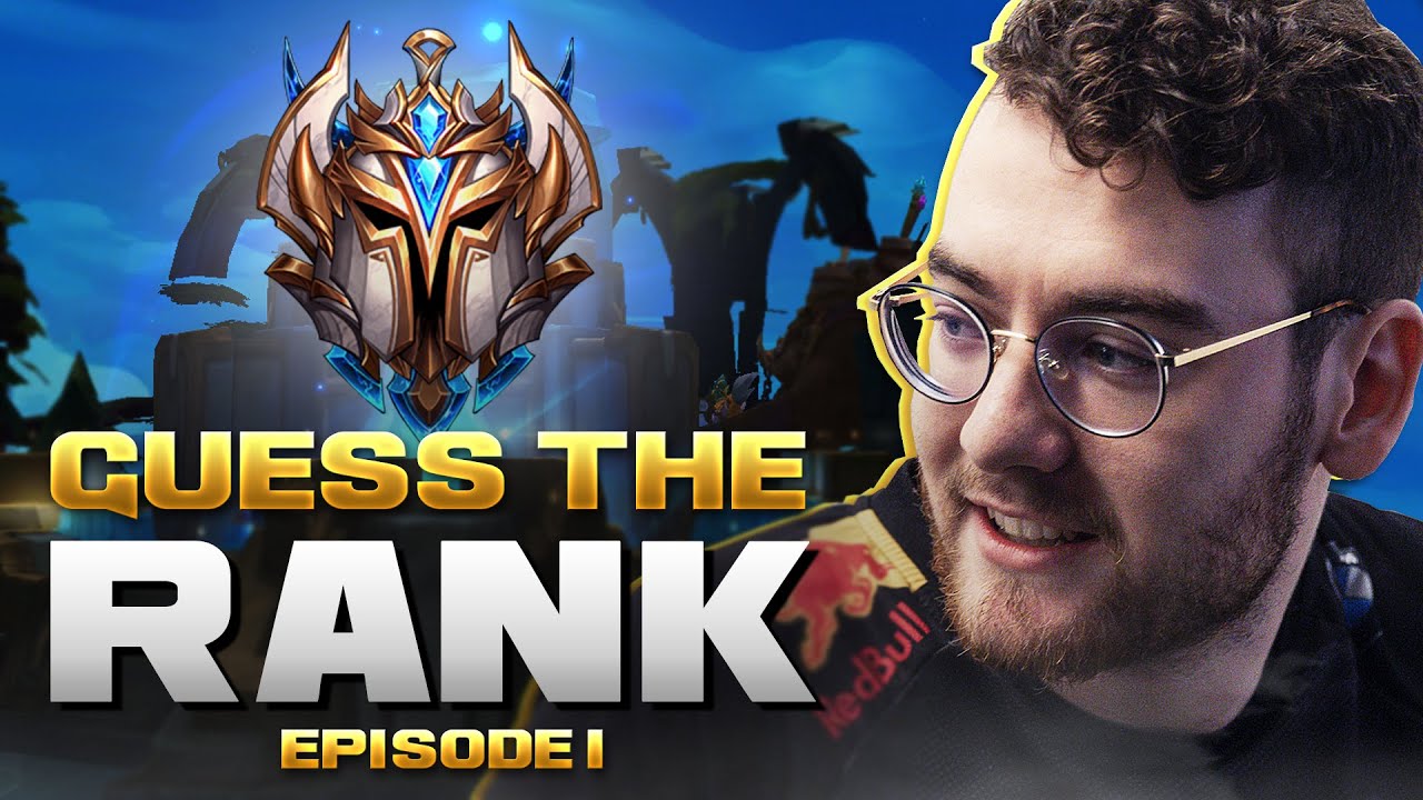 Can League of Legends Pros GUESS YOUR RANKS?! ft. Fudge, Blaber, Perkz