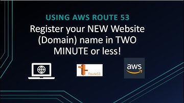 Register New Website (Domain) Name in 2 MINUTES with AWS Route 53