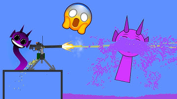 Incredibox Sprunki Purple Epic Battle in algodoo