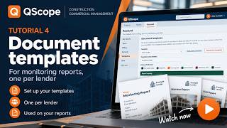 QScope tutorial 4: document templates for monitoring reports Guide